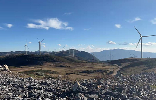 云南麗江牦牛坪風電場