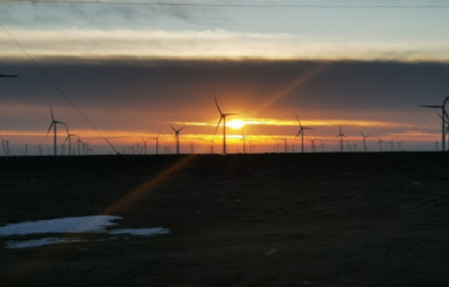 甘肅酒泉瓜州安北風電場