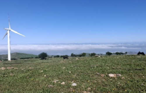 河北張家口市蔚縣空中草原風電場