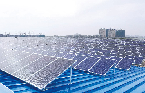山東日照5MW屋頂分布光伏項目
