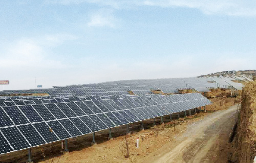 陜西蒲城隆基生態農業光伏電站