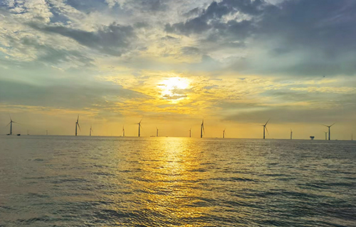 江蘇南通如東海上環港風電場