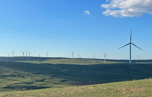 內蒙古武川縣李漢梁風電場
