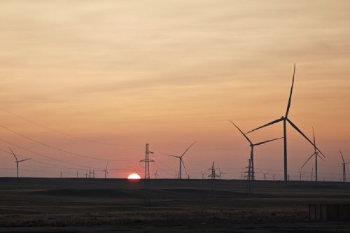 內蒙古巴彥淖爾市烏拉特中旗甘其毛都風電場