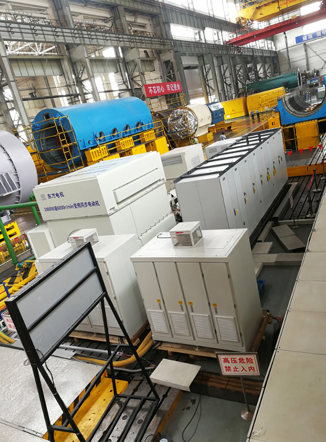 禾望HD8000變頻器配套國內(nèi)首臺24MW級6000rmin管道壓縮機用同步電動機順利完成鑒定試驗 (3).jpg