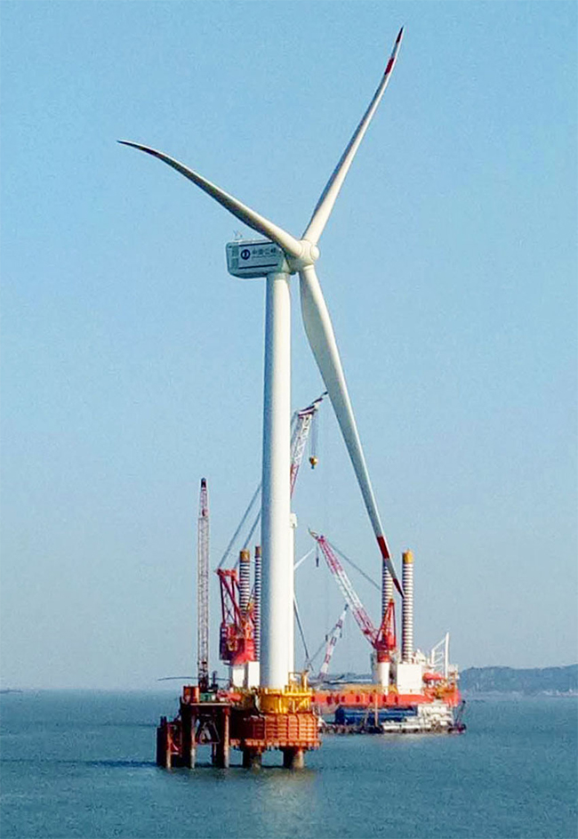 喜訊  禾望助力太重首臺海上5MW風電機組成功滿發 (2).jpg